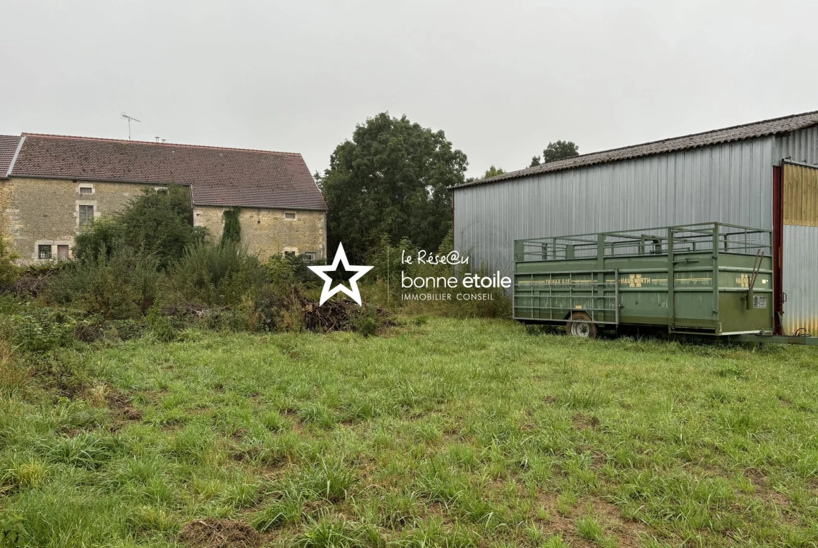 Ferme à rénover de 220 m² avec terrain à Ozières (52700) - Opportunité rare 