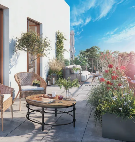 Appartement T2 neuf à Blonville-sur-Mer avec parking, livraison 2027 