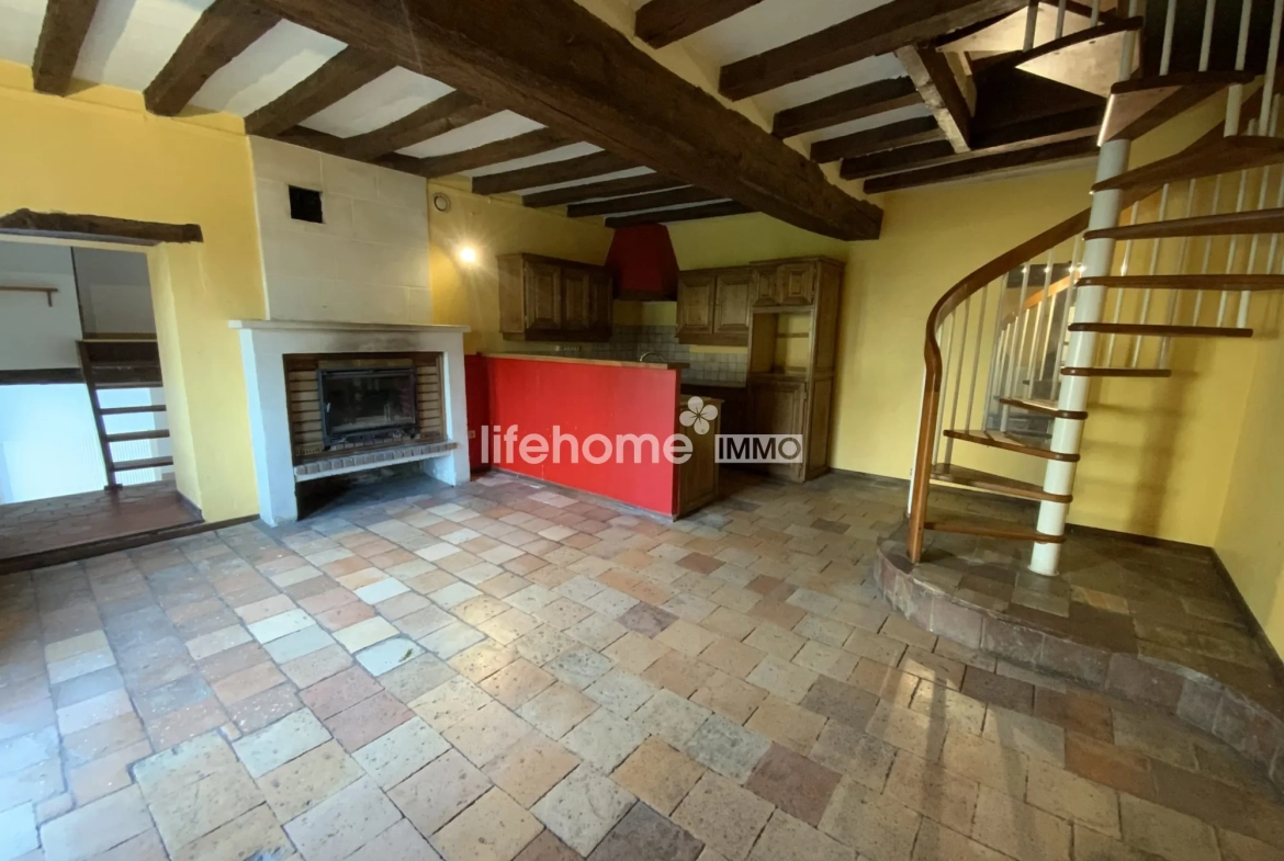Maison de campagne avec piscine à Azay-le-Ferron - Tranquillité et confort 