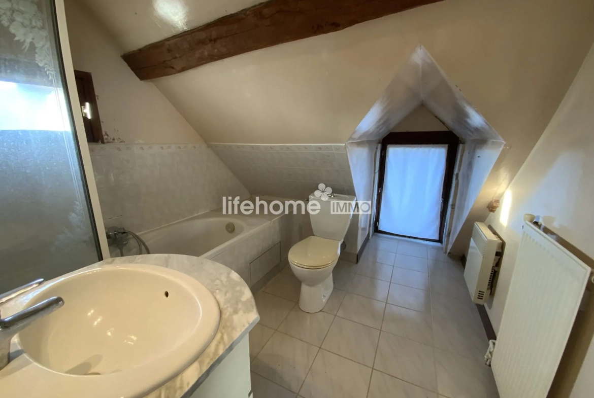 Maison de campagne avec piscine à Azay-le-Ferron - Tranquillité et confort 