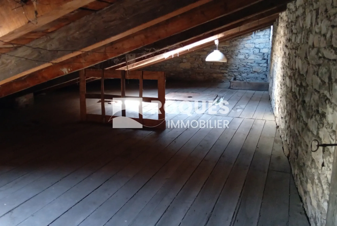 Maison de ville à rénover à Millau - 100m² avec garage et jardin 