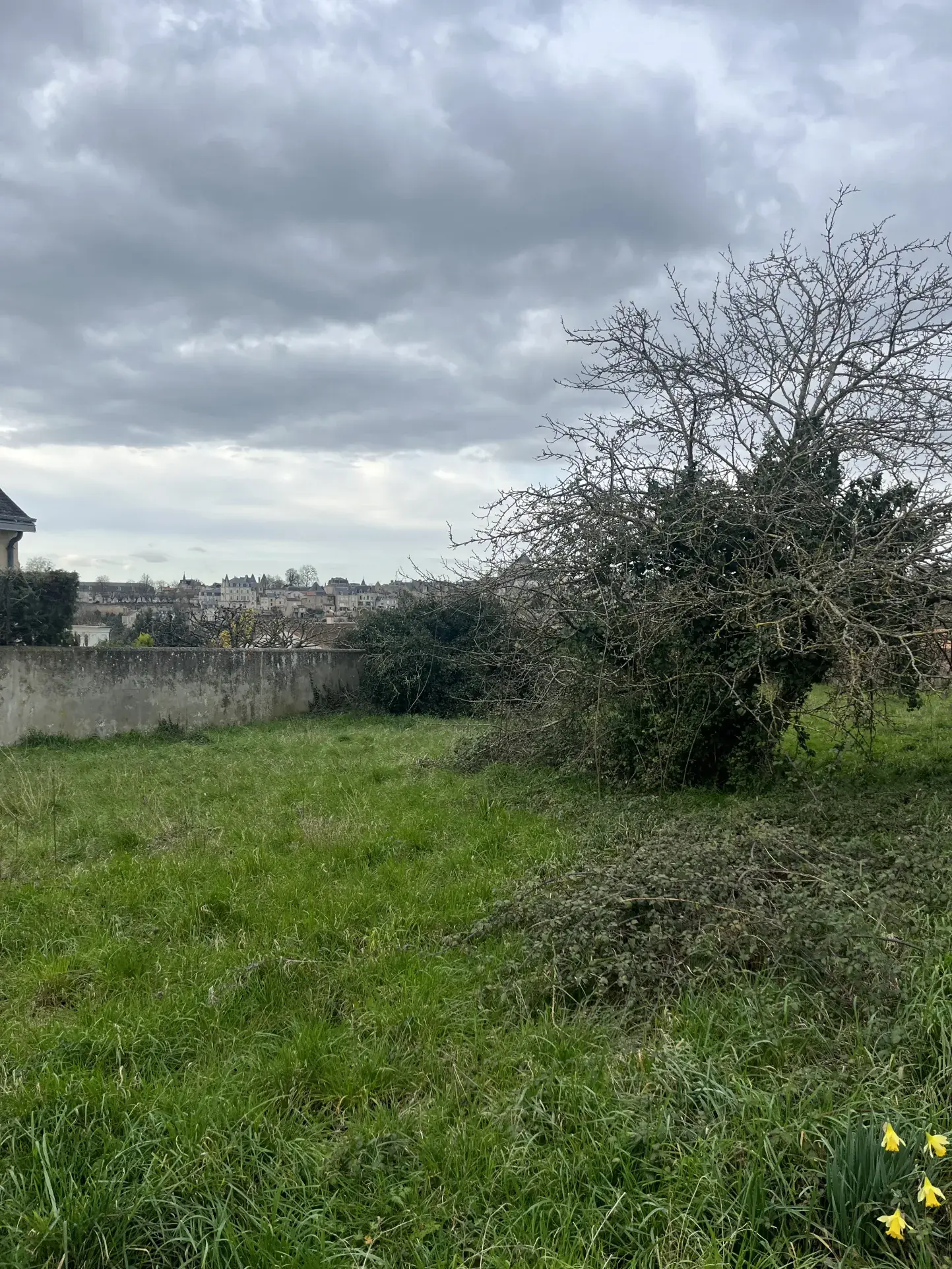 Terrain constructible de 932 m² avec vue sur le château à Saint Jean de Thouars 