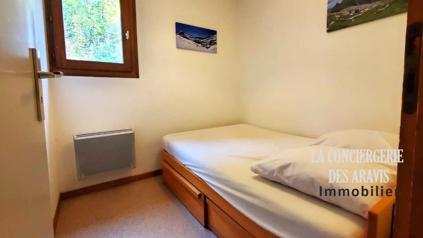 Appartement T2 à vendre à Le Grand-Bornand avec balcon et vue montagne 