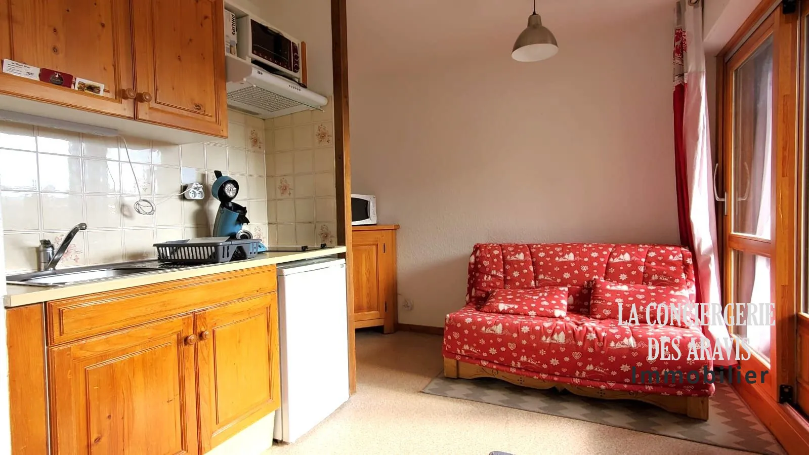 Appartement T2 à vendre à Le Grand-Bornand avec balcon et vue montagne 