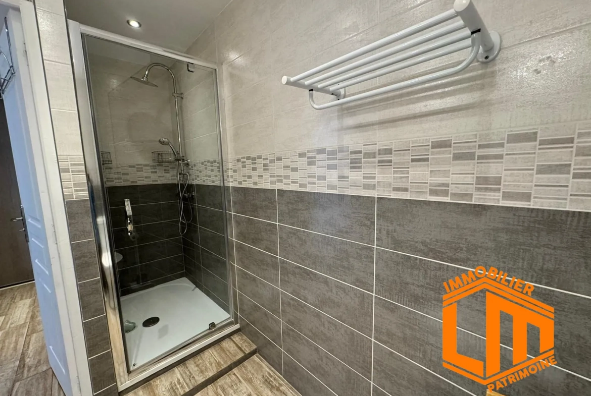 Salle d'eau  Appartement T2 avec terrasse au Centre Port d'Agde - Piscine et emplacement privilégié 