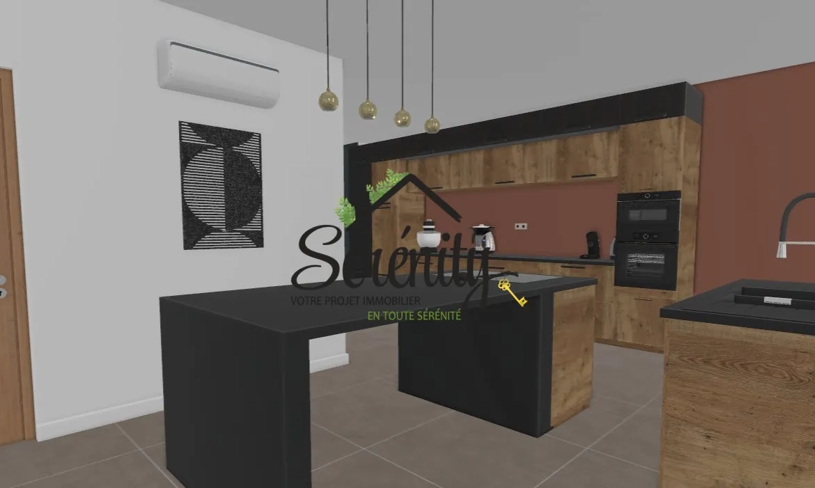 Maison de ville semi-individuelle avec potentiel à Solesmes de 145 m² 