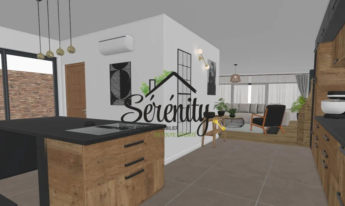 Maison de ville semi-individuelle avec potentiel à Solesmes de 145 m² 
