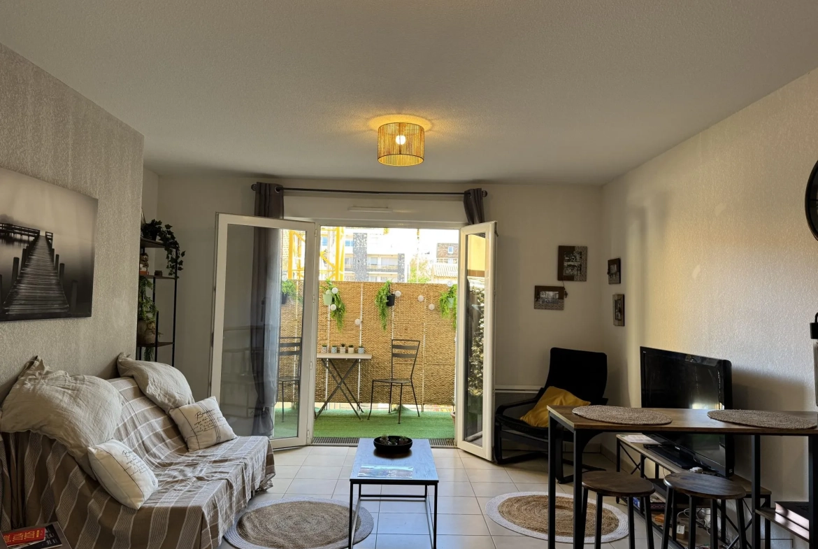 Appartement 2 pièces avec balcon et parking à Narbonne - Quartier Quai d'Alsace 