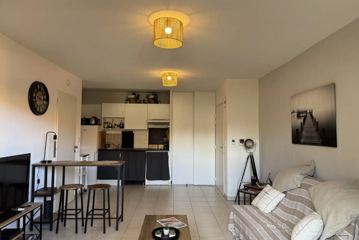 Appartement 2 pièces avec balcon et parking à Narbonne - Quartier Quai d'Alsace 