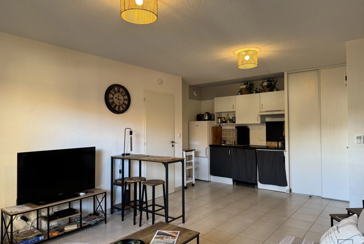 Appartement 2 pièces avec balcon et parking à Narbonne - Quartier Quai d'Alsace 