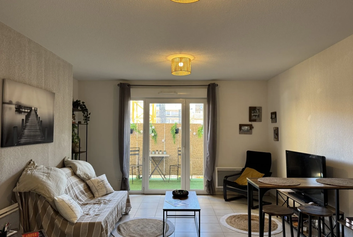 Appartement 2 pièces avec balcon et parking à Narbonne - Quartier Quai d'Alsace 