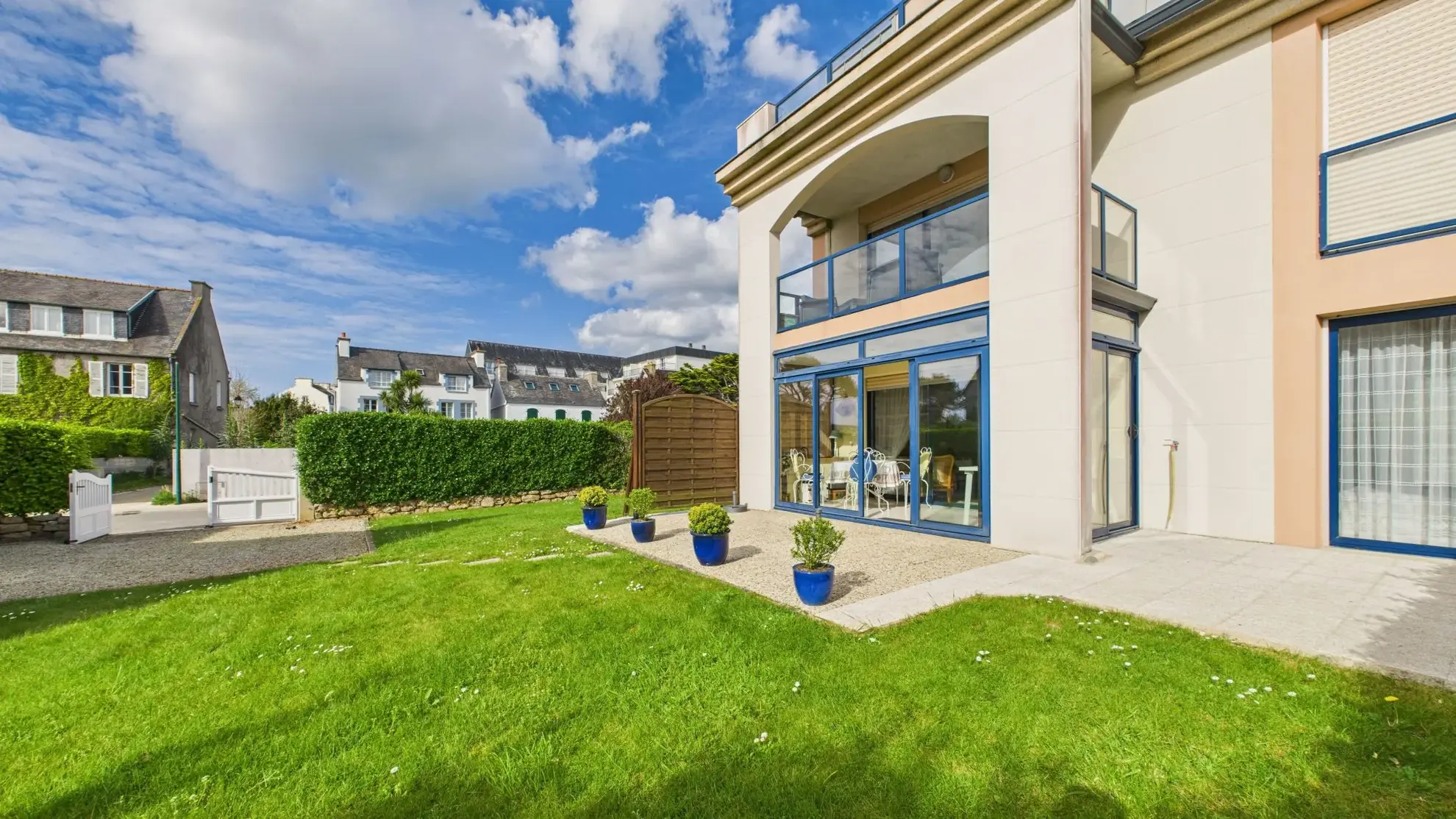 Charmant T2 à Roscoff à 150 m de la mer avec jardin et véranda 