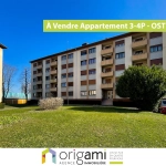 Appartement 4 pièces à Ostwald - 79,85 m² avec balcon, garage et cave