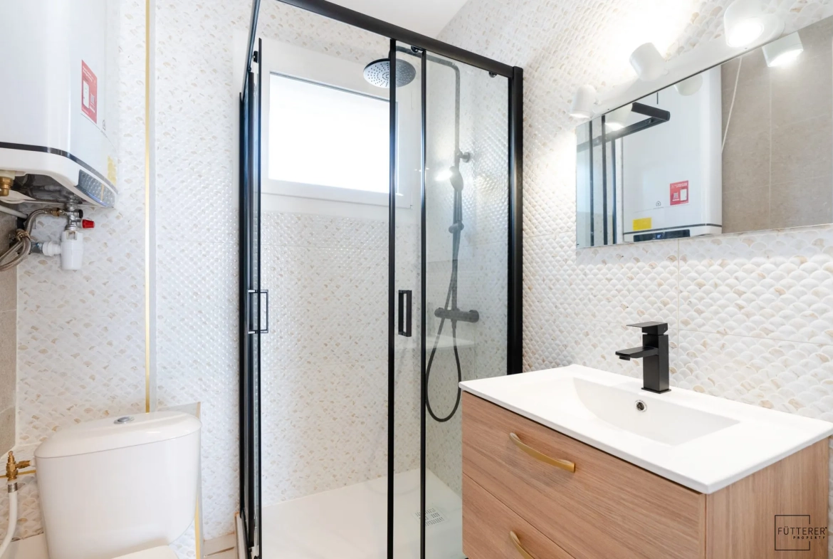 Appartement 2 pièces rénové avec vue mer à Narbonne-Plage 