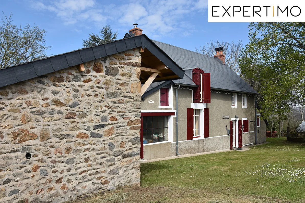 Maison à vendre à Menat (63) | 114 m² avec terrain de 2010 m² 