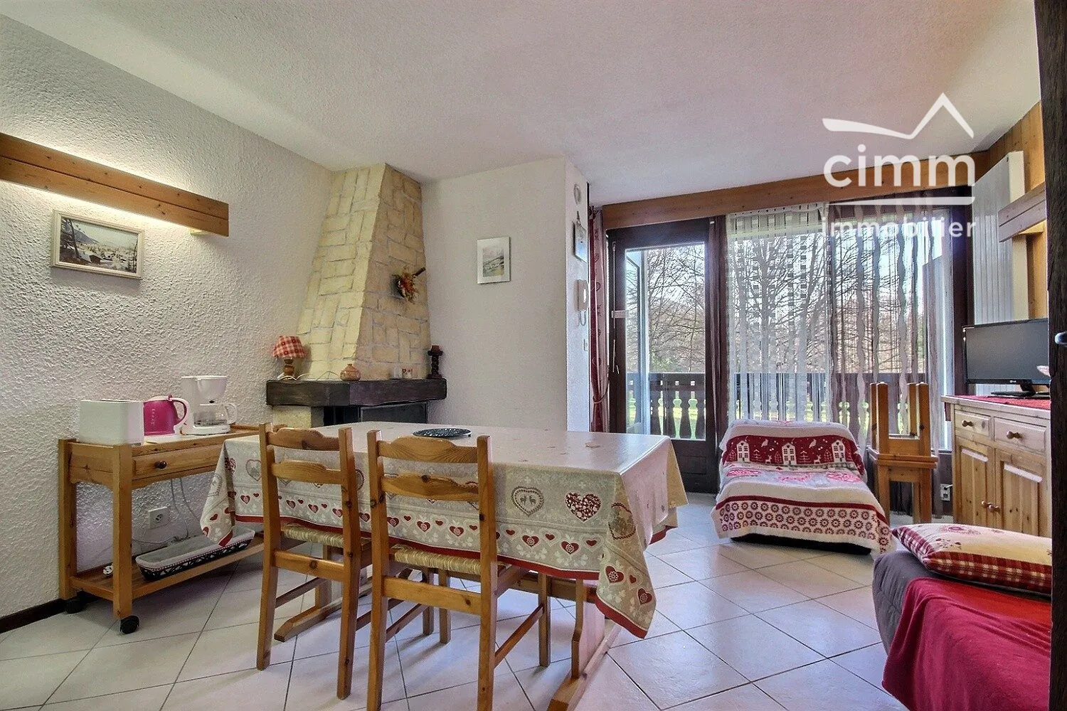 Studio à vendre à Les Carroz d'Arâches, 2 pièces avec balcon et cave 