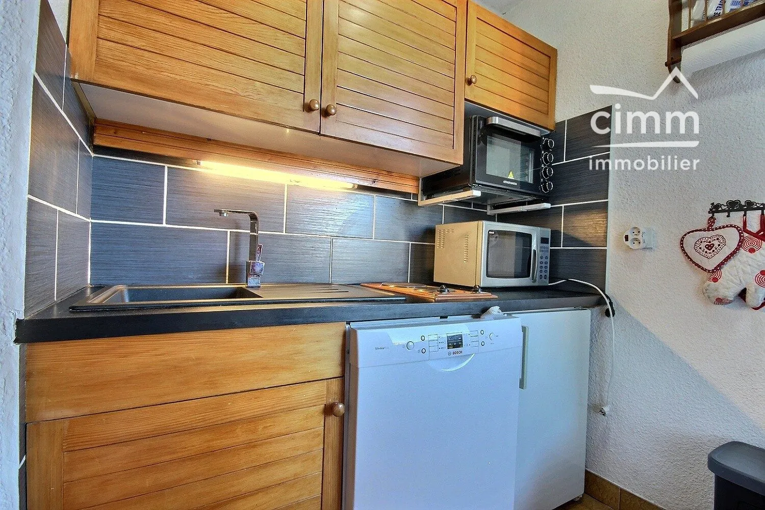 Studio à vendre à Les Carroz d'Arâches, 2 pièces avec balcon et cave 