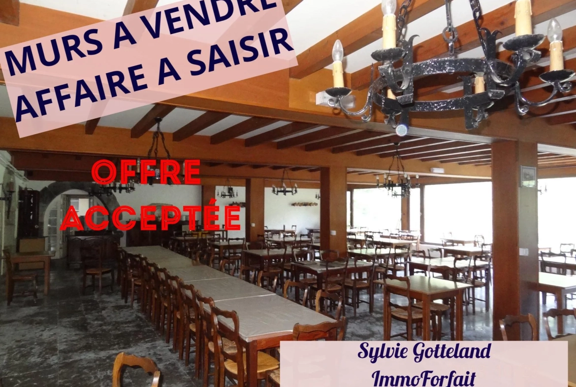 À vendre hôtel et restaurant à Gabas, Vallée d'Ossau, Pyrénées 