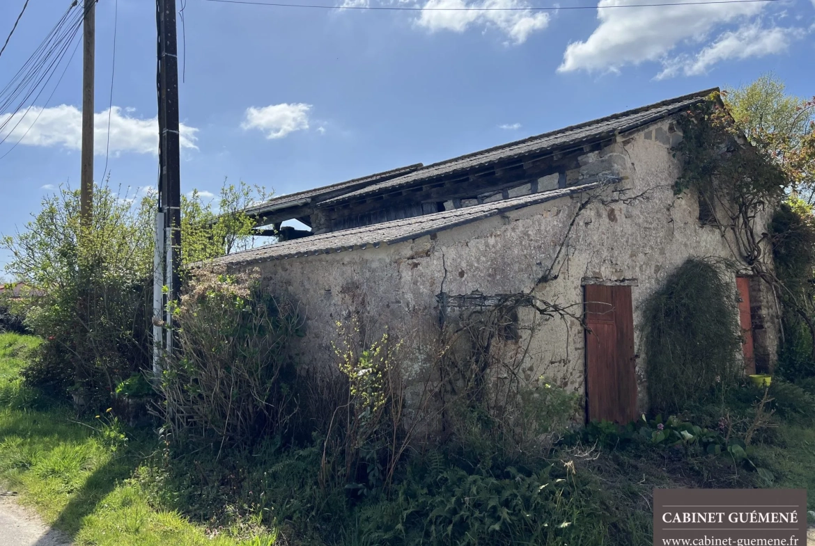 Maison à rénover à La Planche avec terrain et dépendances – Potentiel exceptionnel 