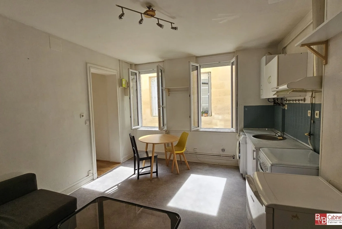 Appartement T2 lumineux à Saint Michel, Bordeaux - Près des commodités 