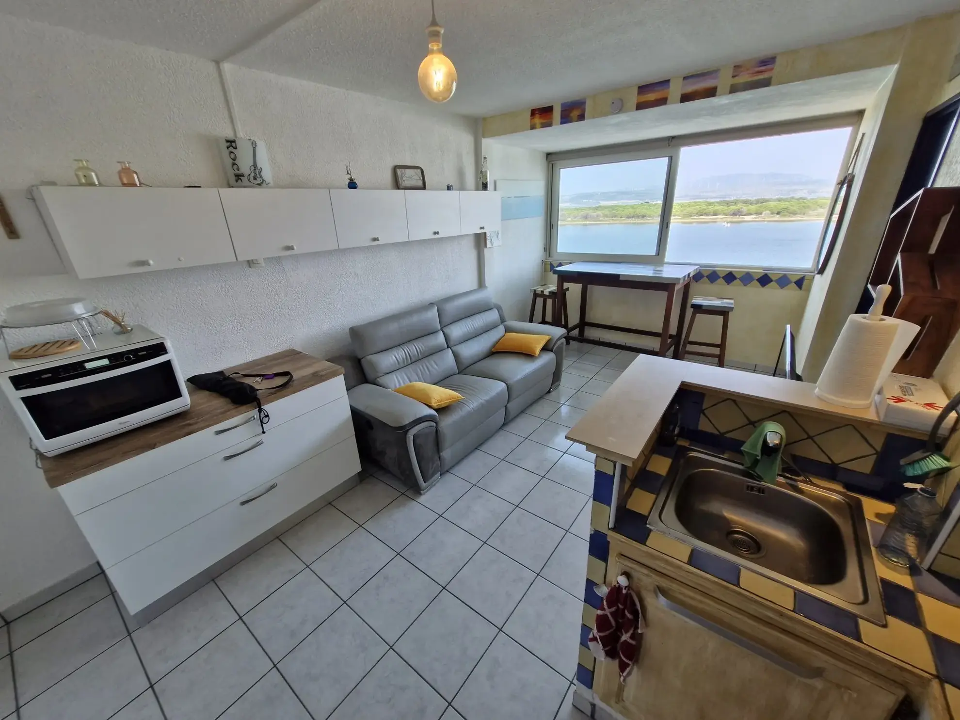 A vendre appartement T2 avec vue canal à Port Leucate, proche plage 