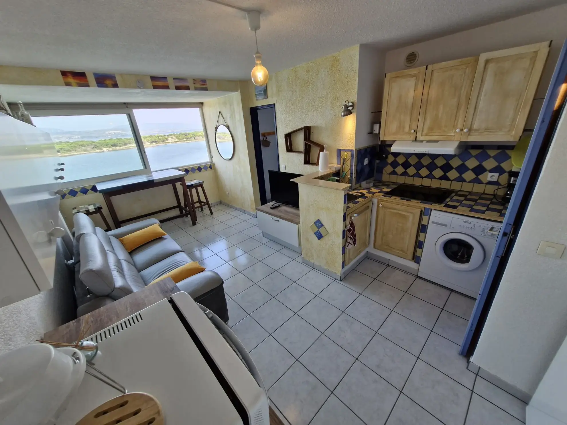A vendre appartement T2 avec vue canal à Port Leucate, proche plage 