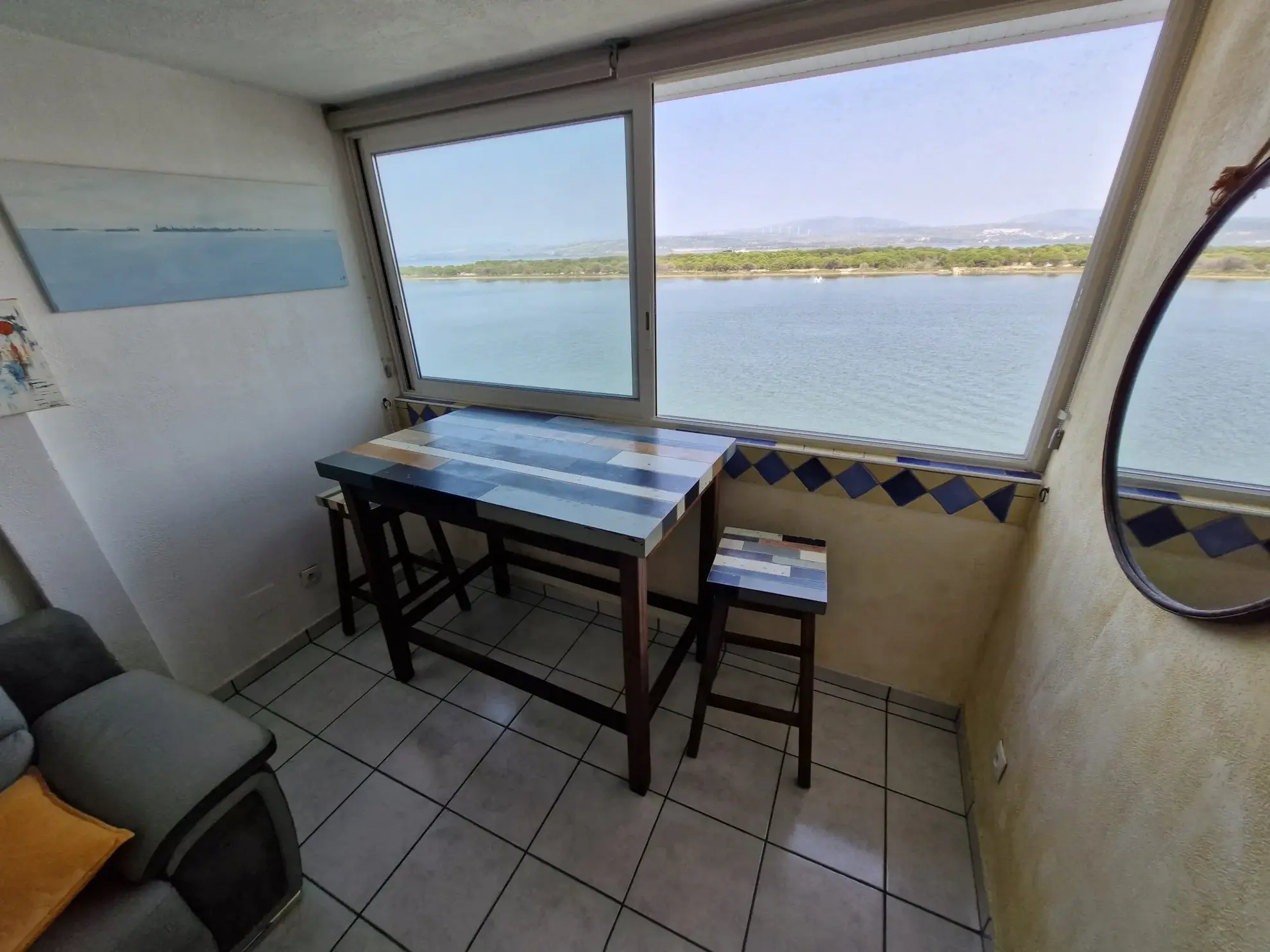 A vendre appartement T2 avec vue canal à Port Leucate, proche plage 