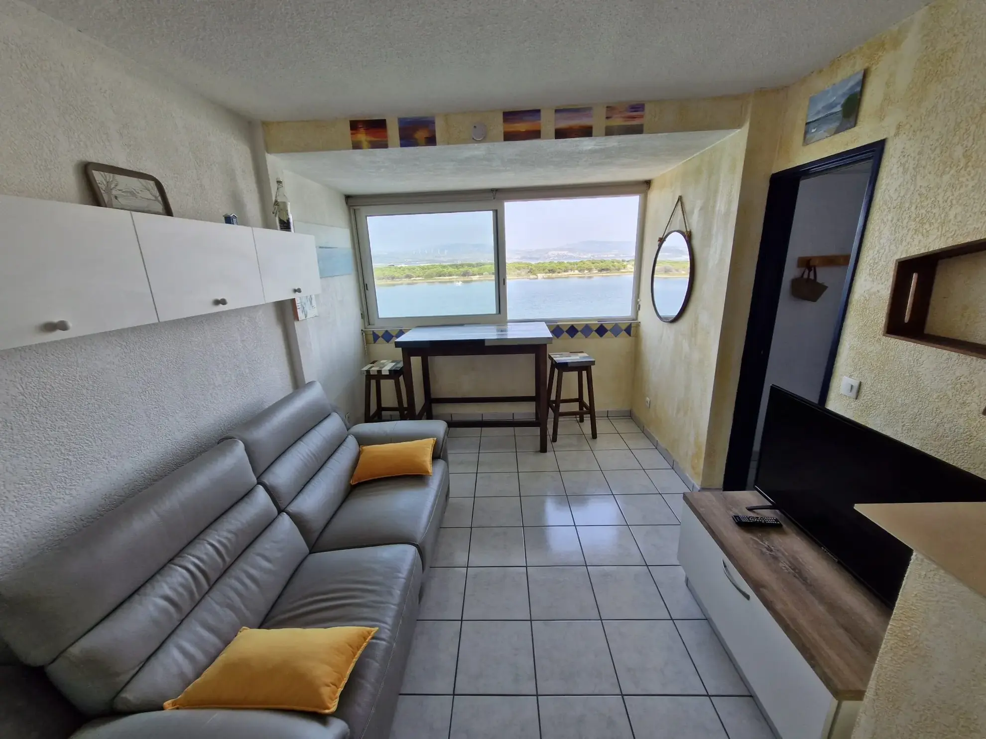 A vendre appartement T2 avec vue canal à Port Leucate, proche plage 