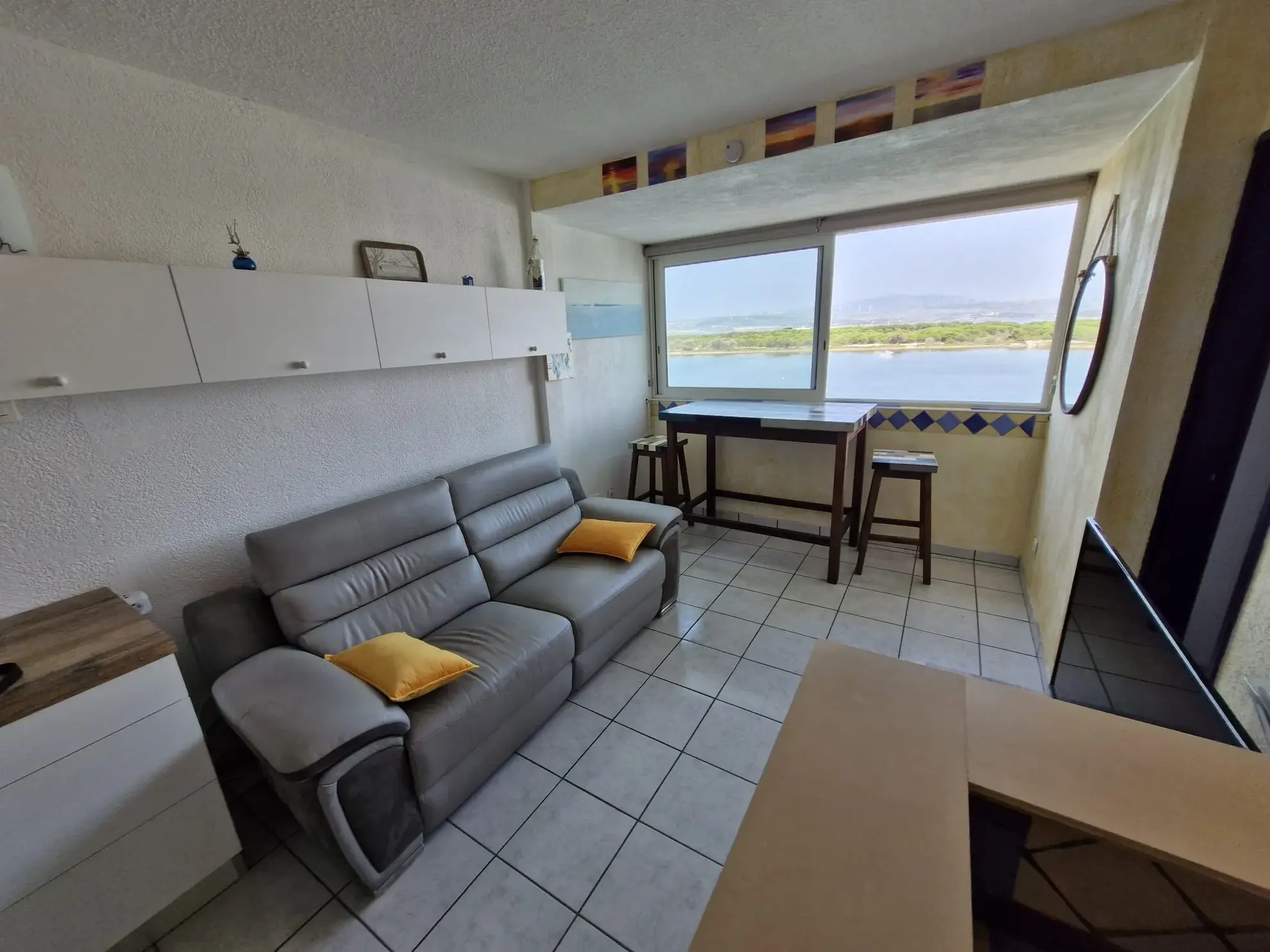 A vendre appartement T2 avec vue canal à Port Leucate, proche plage 