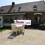 Espace terrasse Maison à vendre à Chaulnes avec grand jardin, garage et terrasse - 2 chambres