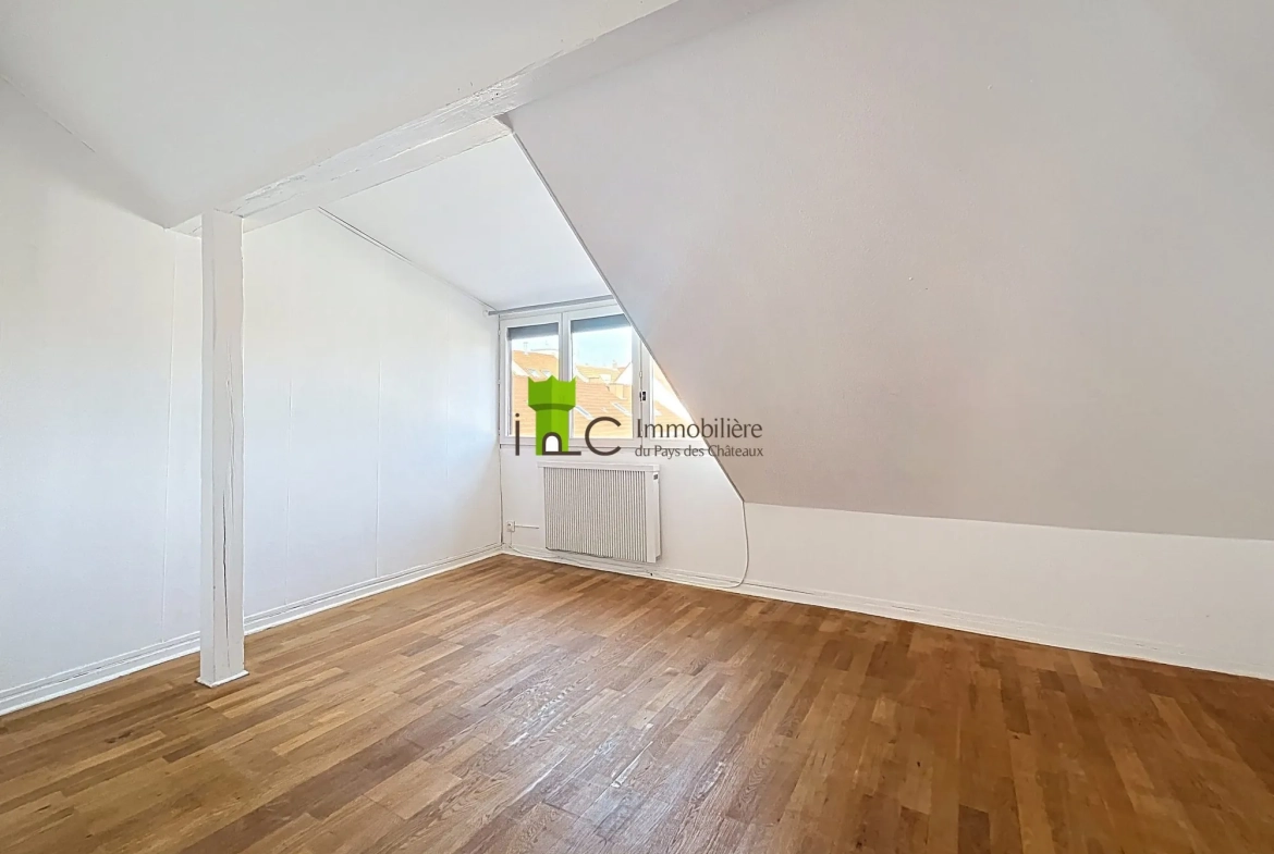 Appartement F1 à Strasbourg Cronenbourg avec Cave, dernier étage 