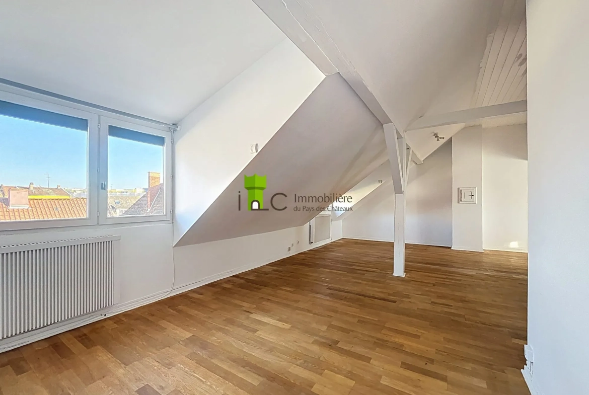 Appartement F1 à Strasbourg Cronenbourg avec Cave, dernier étage 
