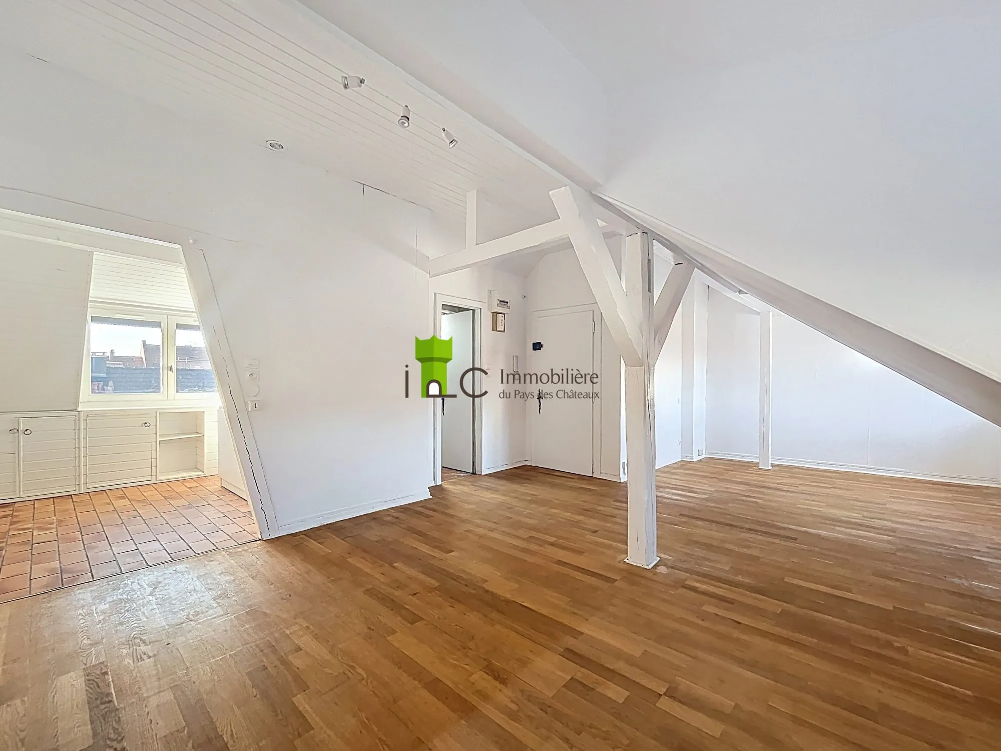 Appartement F1 à Strasbourg Cronenbourg avec Cave, dernier étage 