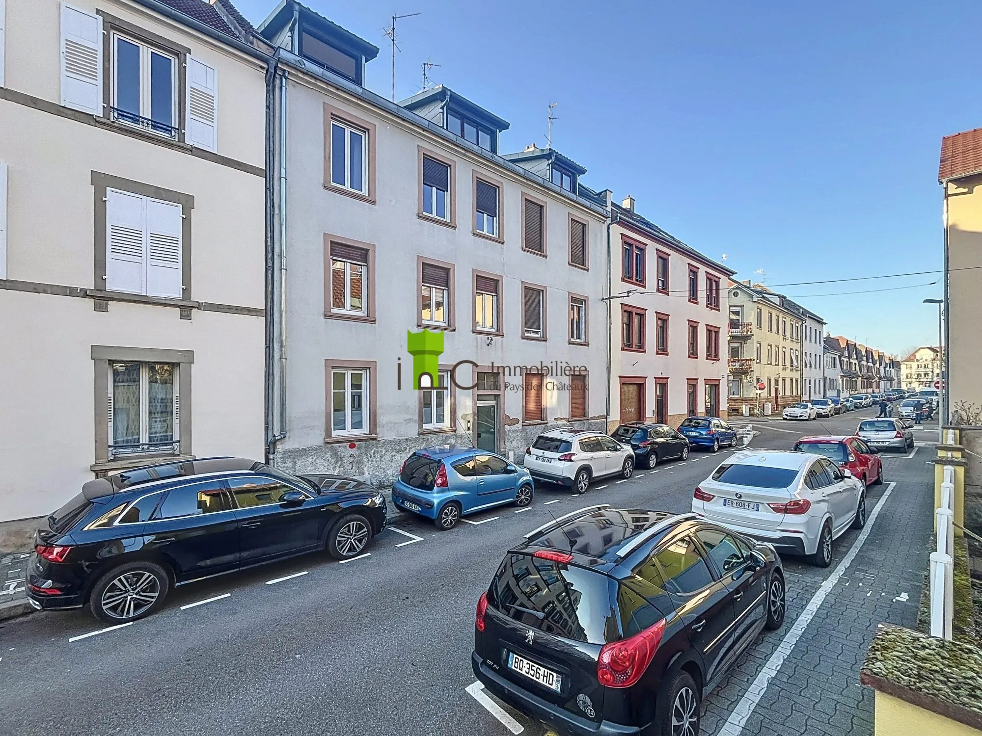 Appartement F1 à Strasbourg Cronenbourg avec Cave, dernier étage 