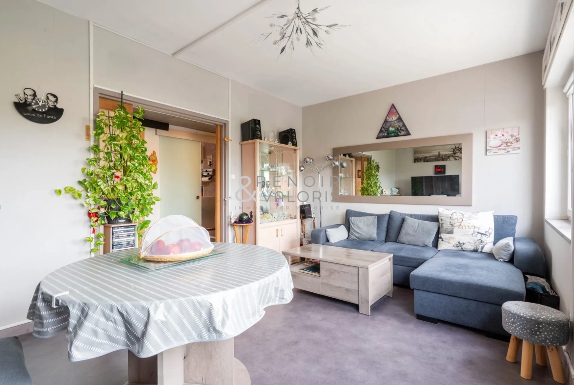 Appartement lumineux avec loggia à Laxou près d'Émile Zola 