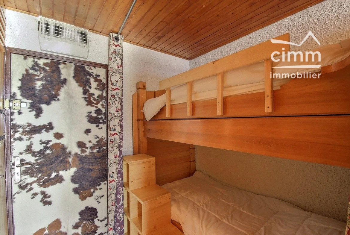 Studio à vendre aux Carroz d'Arâches avec vue montagne et parking privé 
