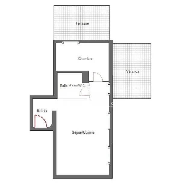 Appartement T2 rénové de 42 m² avec terrasse et parking à Montpellier La Martelle 