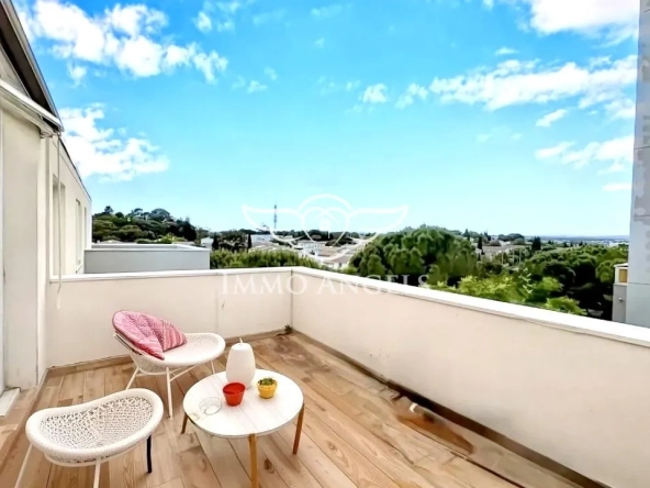 Appartement T2 rénové de 42 m² avec terrasse et parking à Montpellier La Martelle