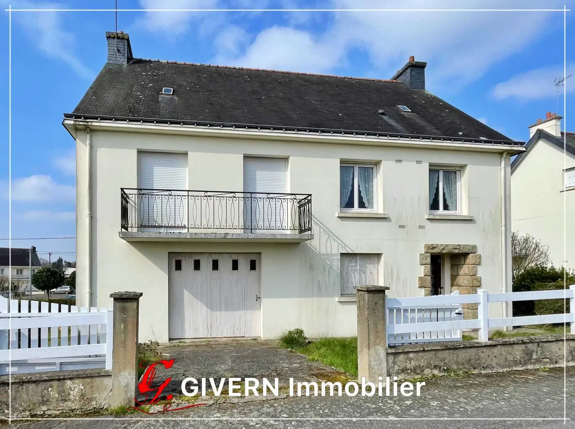 Maison à Plouay 127 m² à rénover avec garage et combles aménageables 