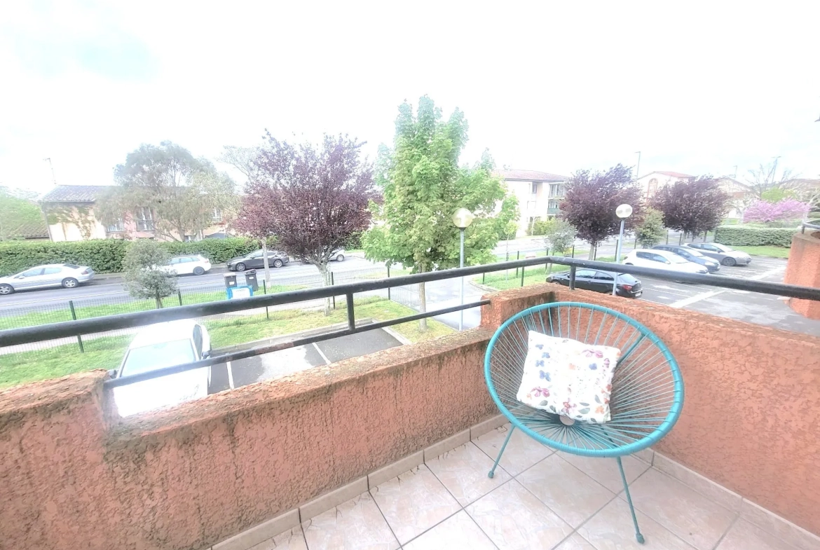 Appartement T2 rénové à Cugnaux - Lumineux et moderne avec parking 