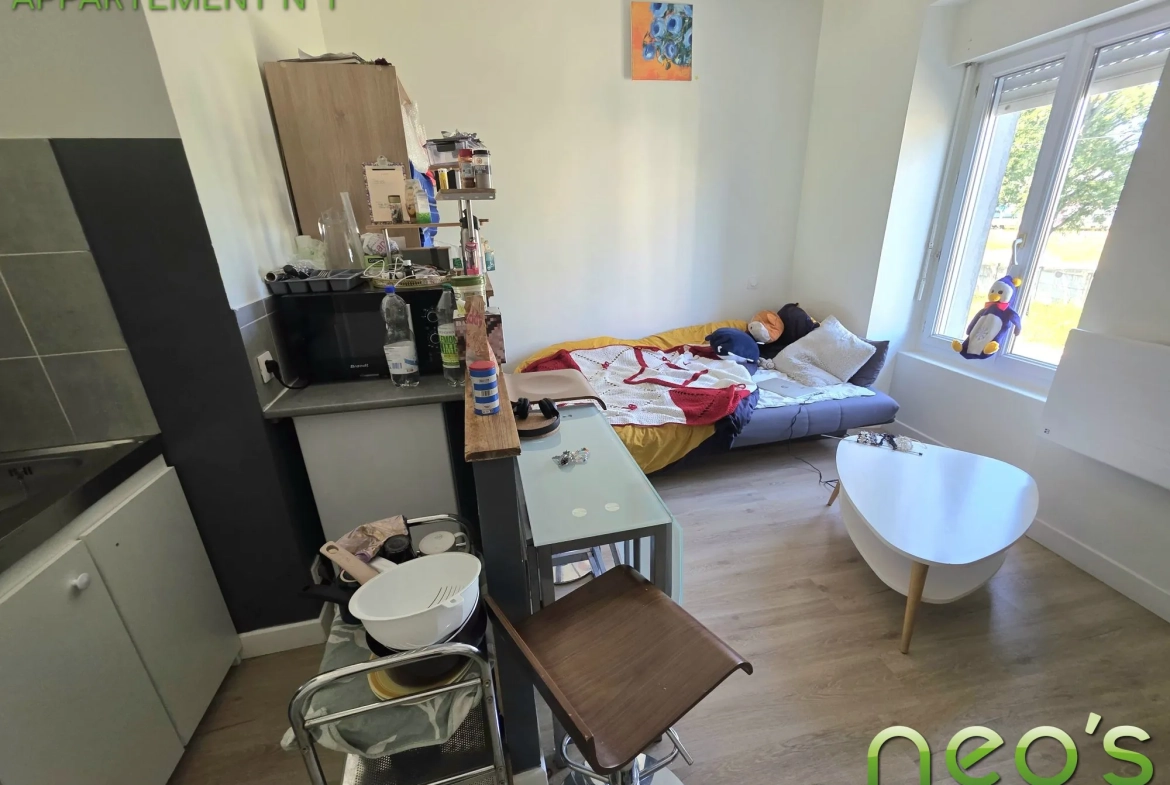 Lot de 2 studios à vendre à Cholet proche de la gare 