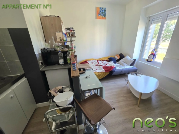 Lot de 2 studios à vendre à Cholet proche de la gare