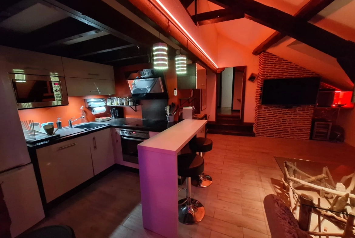 Appartement duplex à vendre en plein cœur d'Orléans - 2 chambres et charme de l'ancien 