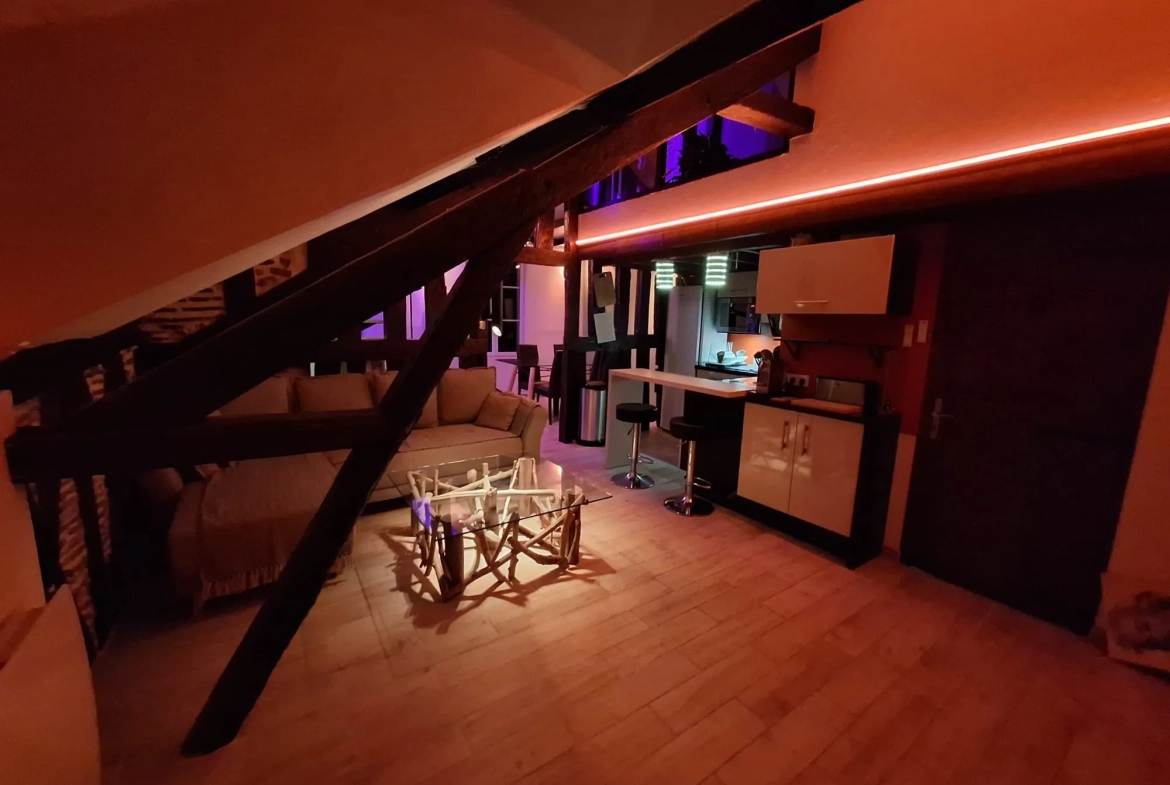 Appartement duplex à vendre en plein cœur d'Orléans - 2 chambres et charme de l'ancien 