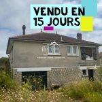 Maison ancienne de 114 m² aux Ormes avec jardin et potentiel de rénovation