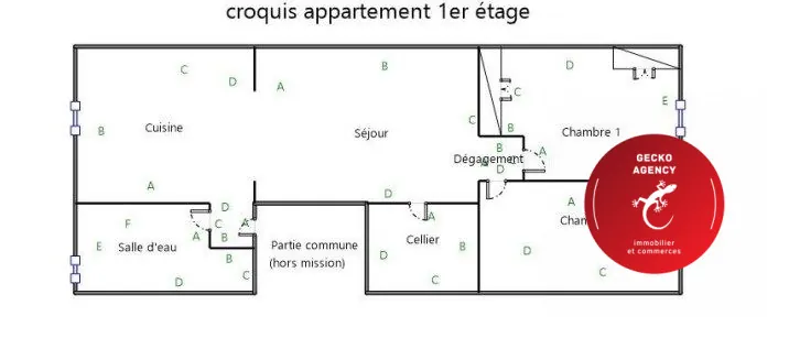 Appartement à vendre au centre du village de La Motte - 68 m² 