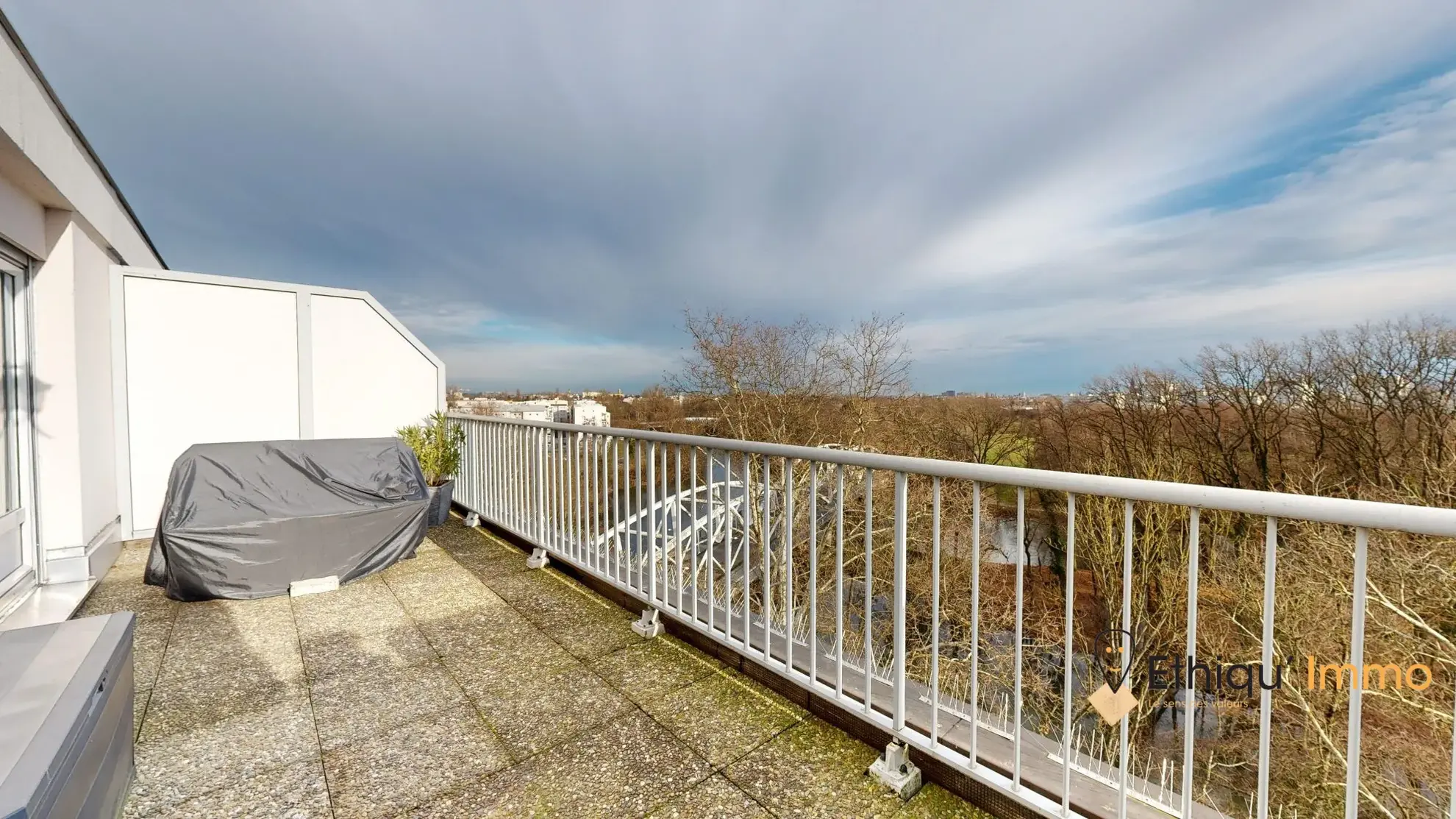 Appartement F3 de 57m² avec terrasse exceptionnelle à Strasbourg 