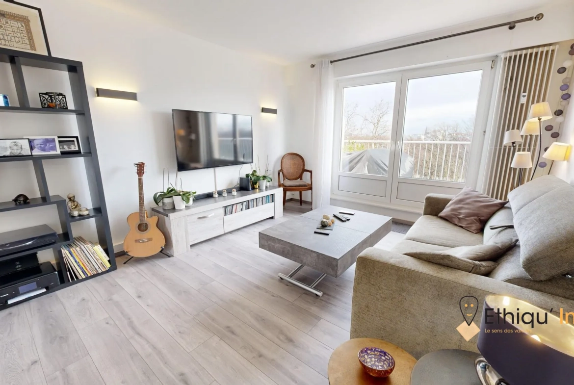 Appartement F3 de 57m² avec terrasse exceptionnelle à Strasbourg 
