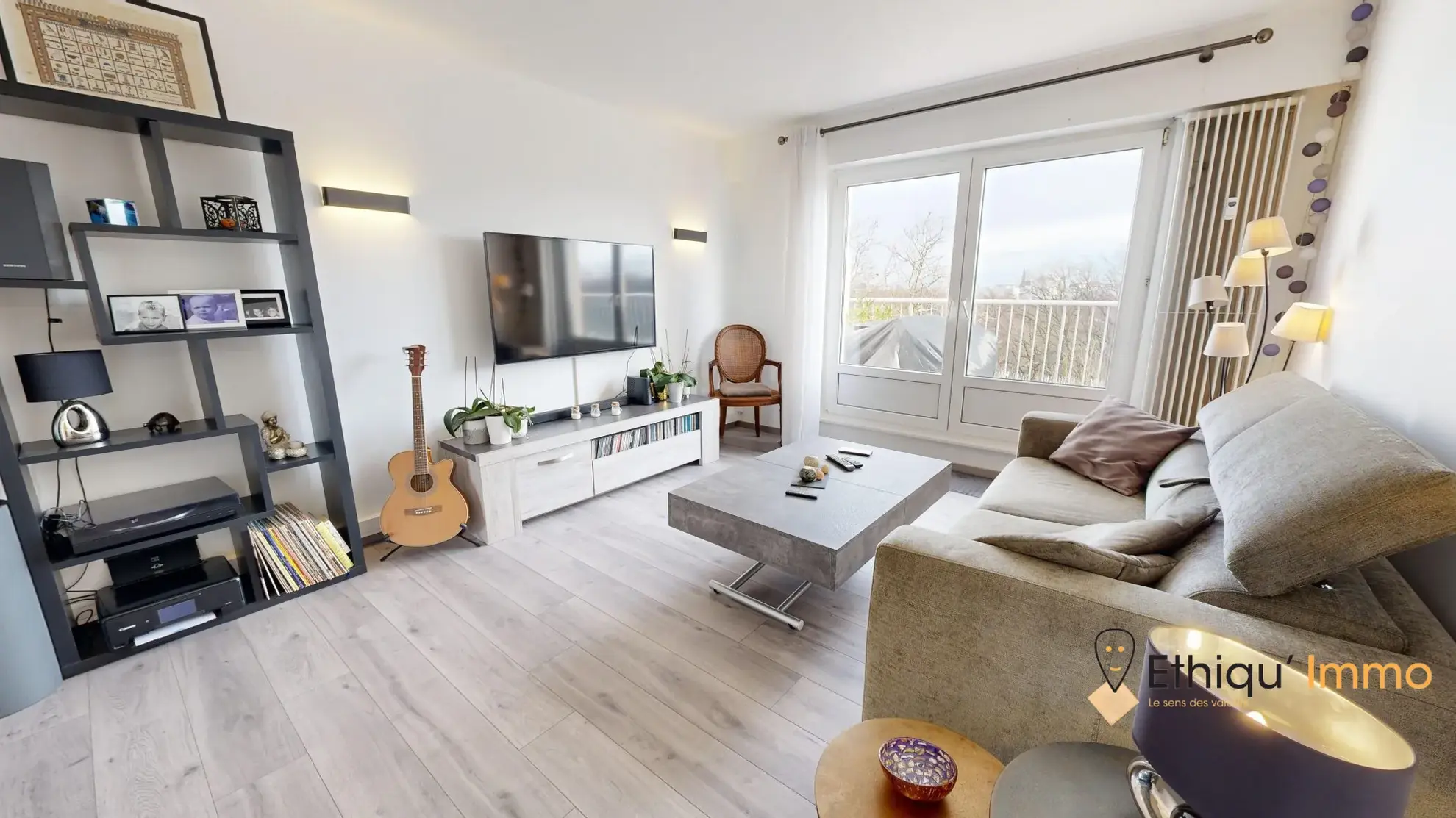 Appartement F3 de 57m² avec terrasse exceptionnelle à Strasbourg 
