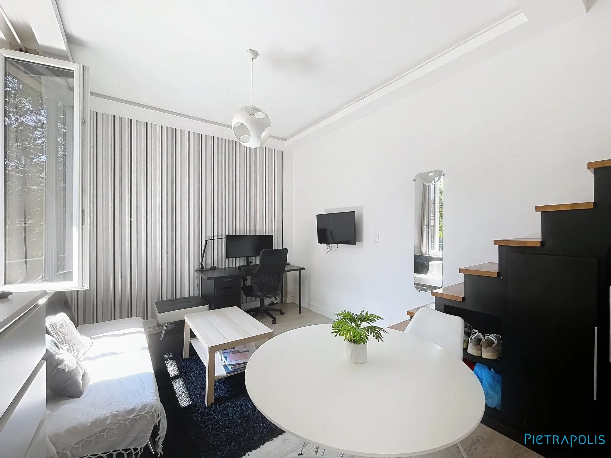Studio lumineux de 21m² à Villeurbanne, idéal pour étudiant 